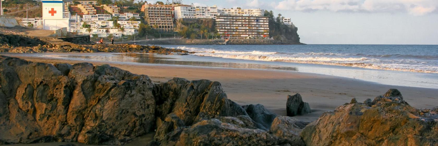 la playa de San Agustín
